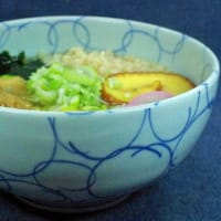関西出汁の五目饂飩＠麺天坊　ヒガシマルの出汁を使った簡単うどん(#^.^#)