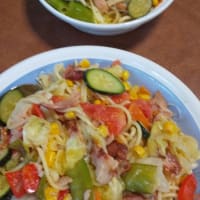 田舎風スパゲッティと、チーズケーキの思い出🍴