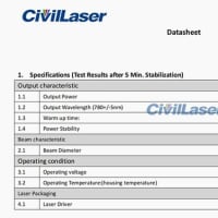 780nm 80mW レーザーの特性と利点の詳細な理解