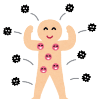 あなたが負傷をしっかり治し、健康でいて、免疫力(めんえきりょく)を上げれば、社会が元気になり、あなたの大事な人を守ることが出来るんです!あなたの不健康は、社会全部のマイナスなんです!