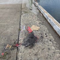 花火はあと始末が大事