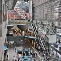 京都駅ビルは絶好の撮影スポット！・・・大階段　空中経路　大空広場