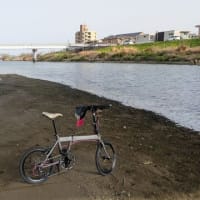 店舗近くの川