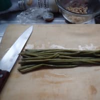 美味しくて良かった。はみ出したミズ料理