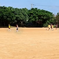 古堅南小でトレーニングマッチ