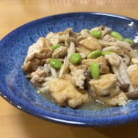鰹の漬け丼かこさん風☆厚揚げのそぼろ餡かけ☆サラダ