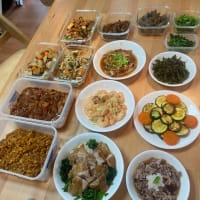 涼しくて嬉しい　今日の出張料理