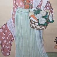 リメイク　花がたみ　寺崎廣業筆　明治40年（1907年）頃　その２９
