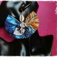 african print  earrings  ＆　 bag