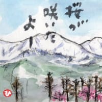 「絵手紙もらいました-桜 -」について考える