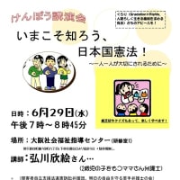 けんぽう講演会（障害者9条・25条の会）