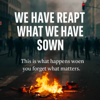 We Have Reapt What We Have Sown