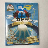 青い富士山カレー 　　　　　　　　 2022-01-02