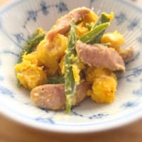 さつまいもとインゲンのサラダ