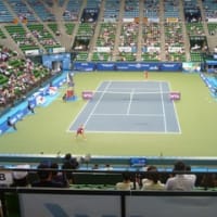 テニス観戦、東レパンパシフィック女子テニス