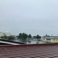 雨で明けた北斗市ですが…