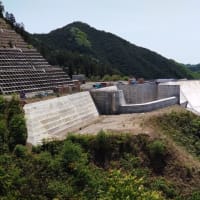 栃木県鹿沼市のダム 南摩ダム建設現場121