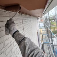 豊橋市外壁塗装進捗状況
