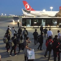 スイスへの旅　～　機内から
