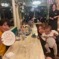 2025年5月　カフェ&バナナウインズでのお祝い写真🎉