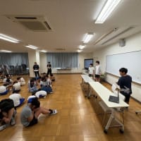 今日の学校の様子