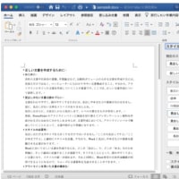 office2019　スタイルウィンドウを表示するには