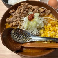 【埼玉 新田】 味噌らーめん棗「肉玉濃厚味噌(1100円)＋コーン(120円)＋ライス小(120円)」