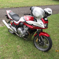バイクでお墓参り