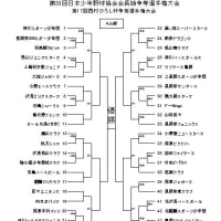 第33回日本少年野球協会会長旗争奪選手権大会トーナメント
