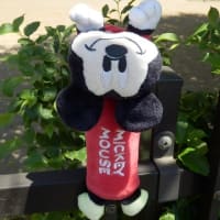 ミッキーの見守る公園ひと気なし（塔の見える公園）