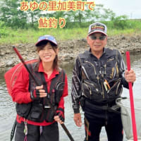 鮎釣り