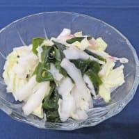 わかめと白菜の海藻サラダ