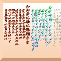 ワードアートの縦書きとオートシェイブ