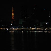 勝鬨橋（勝どき橋）から見た東京タワー！