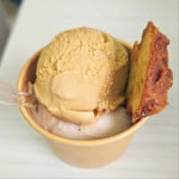 インスタフォローで割引サービスのあるEM牛乳アイス❗・・・パーラーCoCoらぁいす（中山）
