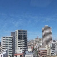 本日大阪・天王寺区上空ちょっぴり地震雲
