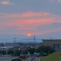 真夏日＆夕陽