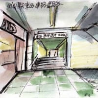 岡山駅を東西に結ぶ地下通路
