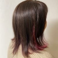 部分ウィッグと自毛カラー