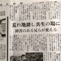 埼玉新聞　に見沼田んぼ福祉農園のルポが