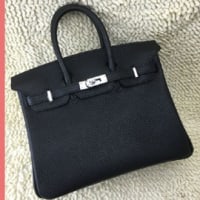 エルメス バーキン25 クロ トゴ シルバー金具