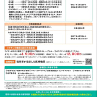 帯状疱疹予防接種費用助成