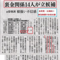 裏金・差別発言の杉田水脈！　自民党公認候補！