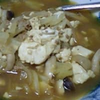 野菜と豆腐のカレースープ