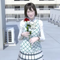 バラをあげてみた3DCG 八人目