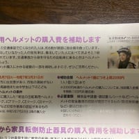 丸亀市広報誌にヘルメット購入補助案内が出ていました♡
