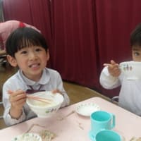 おれんじ　5歳児　お鍋活動（桜鯛）