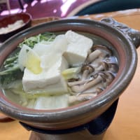 湯豆腐と鯛飯