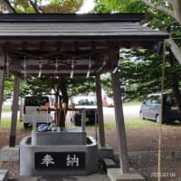 大麻神社に風鈴が鳴る