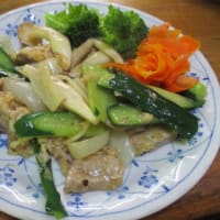 おばさんの料理教室　　豚肉の野菜炒め😴